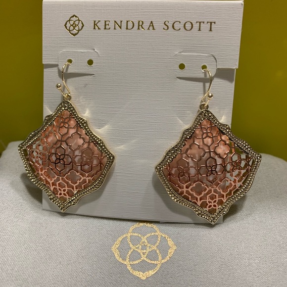 New Kendra Scott Kirsten Filigree Earrings - Picture 7 of 7